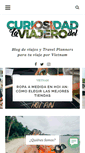 Mobile Screenshot of lacuriosidaddelviajero.com