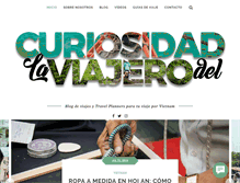Tablet Screenshot of lacuriosidaddelviajero.com